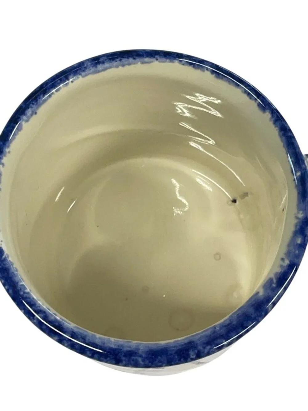 Nola‎ Cape Cod Mug Ceramic Blue White Lighthouse 12oz Hand Painted